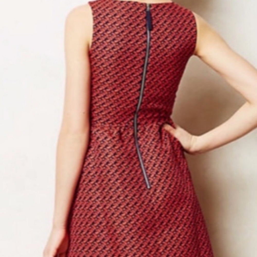 🆕Anthropologie🌷Rare Anthro Jacquard Dress - Picture 3 of 16